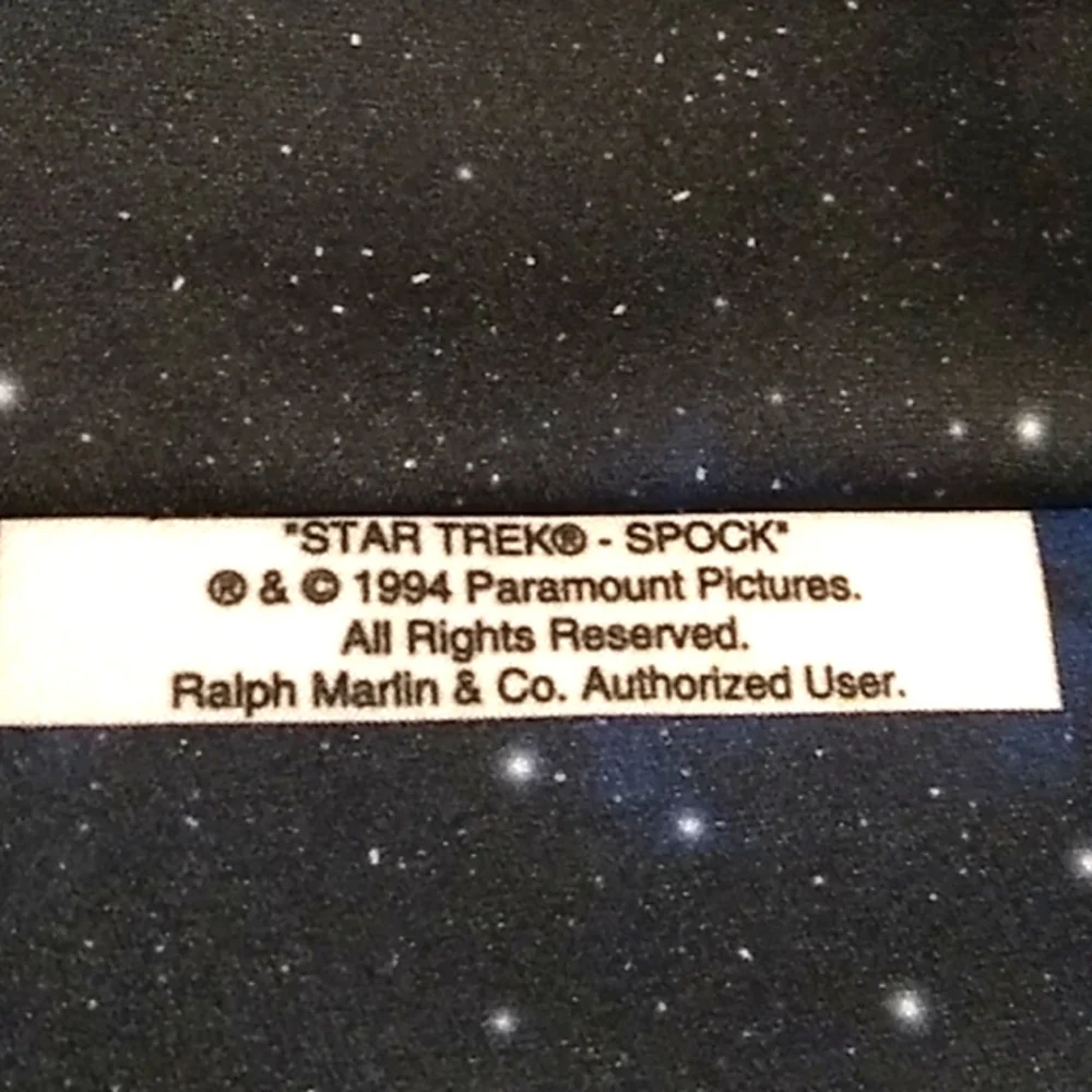 Nwot 1994 Spock Tie - Picture 6 of 6
